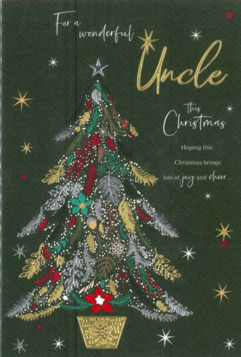 Picture of WONDERFUL UNCLE CHRISTMAS CARD